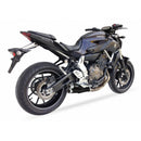 Yamaha Tracer 700 [IXIL] - Hyperlow Komplettanlage  Edelstahl schwarz / Aluminium poliert - XY9362XB