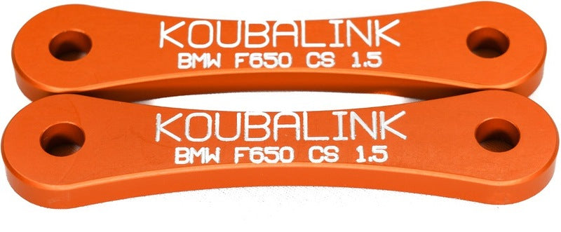 Bmw F 650 Cs Scarver [KOUBALINK] - Lowering kit (38.1 mm) Orange - BMW F650CS