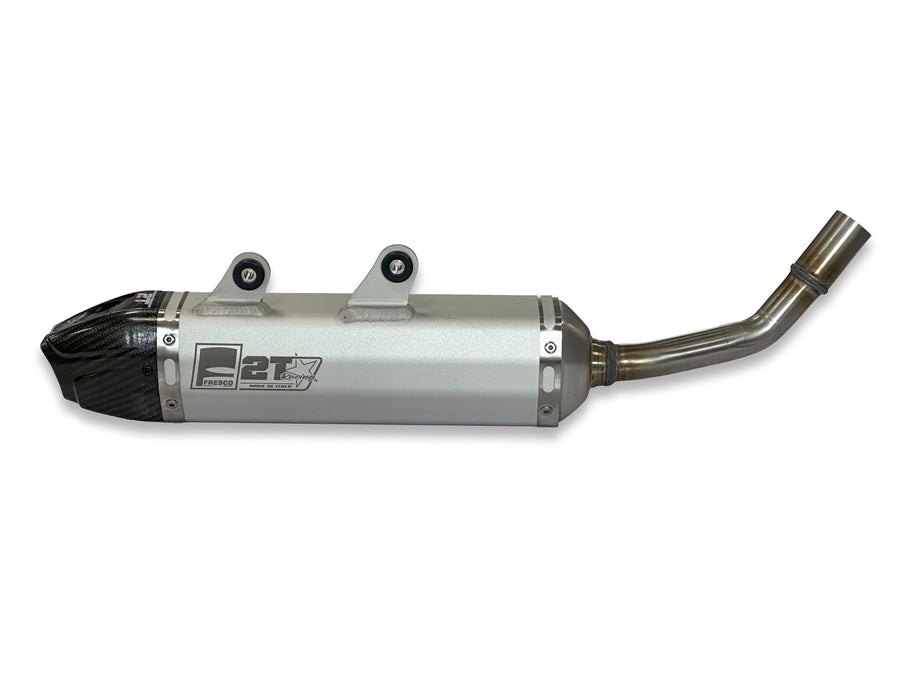 GAS GAS EC 300 [2024-2025] - Carby Schalldämpfer weisses Aluminium/Karbon-Endkappe