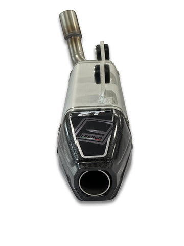 Sherco 250 SE Factory [2024-2027] - Carby Schalldämpfer weisses Aluminium/Karbon-Endkappe