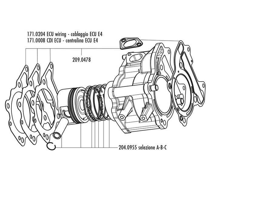 Piaggio Medley 125 IE S ABS (MA 01) [2016-2018] - Zylinder Kit