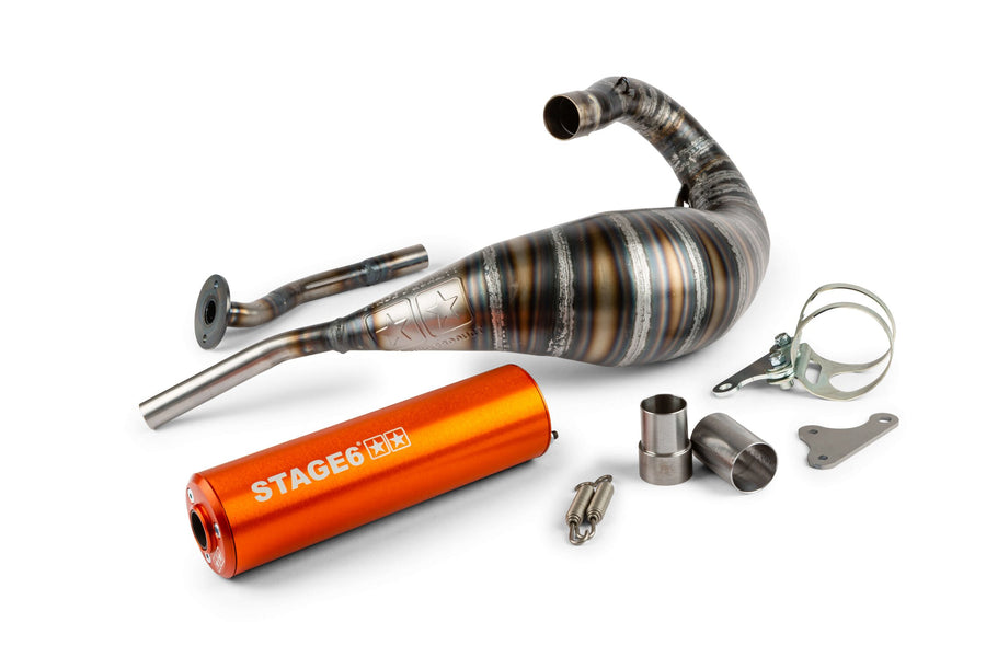 Beta RR Enduro 50 2T - Pot d'échappement 80 - 90cc CNC orange