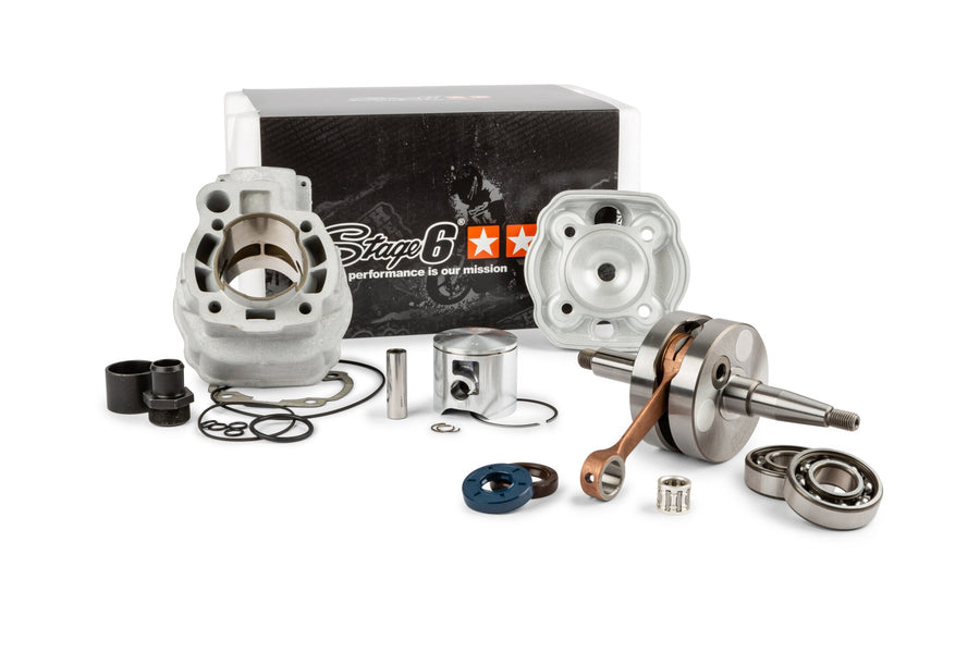 Beta RR Enduro 50 2T - Engine pack cylinder exhaust Big Racing 77ccm