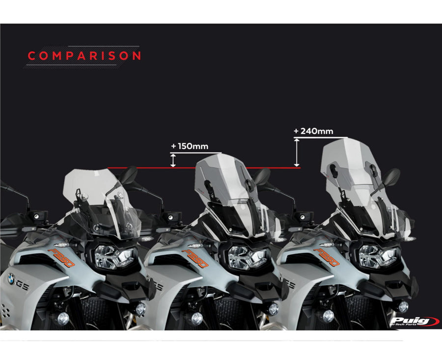 BMW F 750 GS [2024] – Verstellbare Scheibe – Transparent