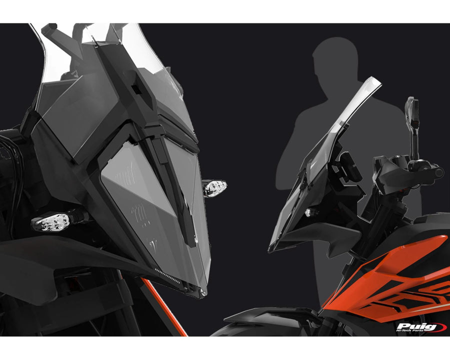 KTM 390 ADVENTURE SW [2024] – Headlight protection – Transparent