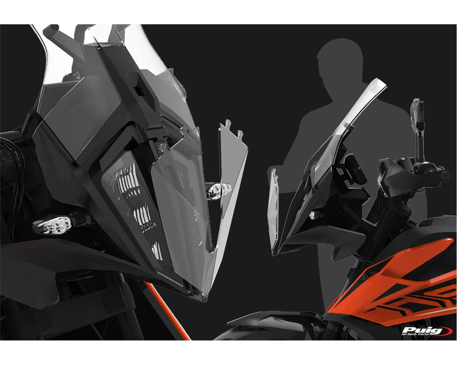 KTM 390 ADVENTURE SW [2024] – Headlight protection – Transparent