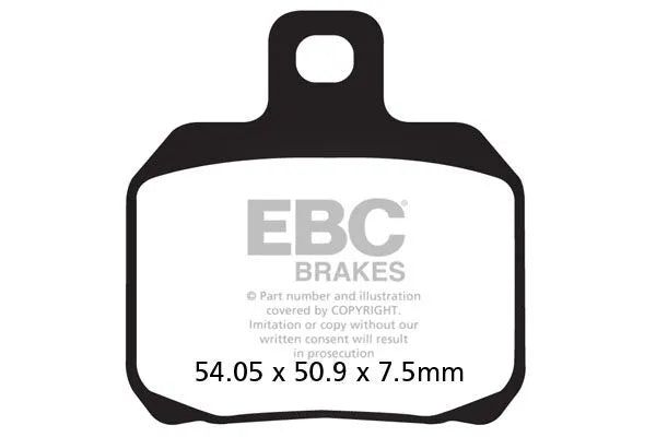 Poussinets de frein Vee Super Duke [EBC] -Half