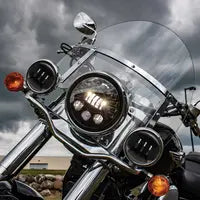 Harley-Davidson Flht 1340 Electra Glide Standard [1988, 1995] - 4-1/2" LED fog light - picture 6