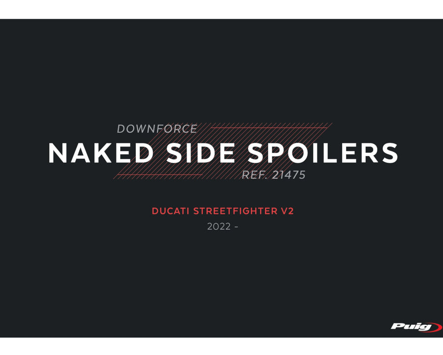 DUCATI STREETFIGHTER V2 [2024] – Naked Verkleidungsscheibe Windschild Side