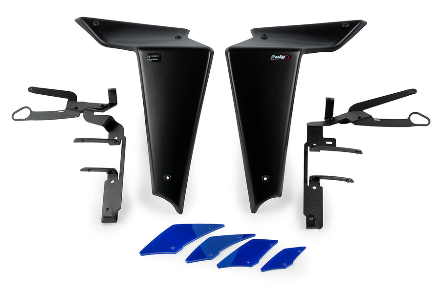 YAMAHA MT-09 [2021] - PUIG Downforce Naked Spoilerwings | Blau | PUIG 20647A