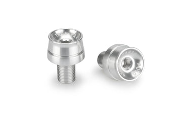APRILIA TUONO 457 [2025] – Embouts de guidon Speed – Argent - 0
