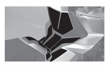 HONDA X-ADV [2024] – Scratch Saver Tank Protector – Black - 0