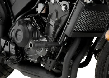 HONDA CMX 500 REBEL SE [2025] – Adaptateur repose-pieds coussinet en caoutchouc “Rider” – Noir
