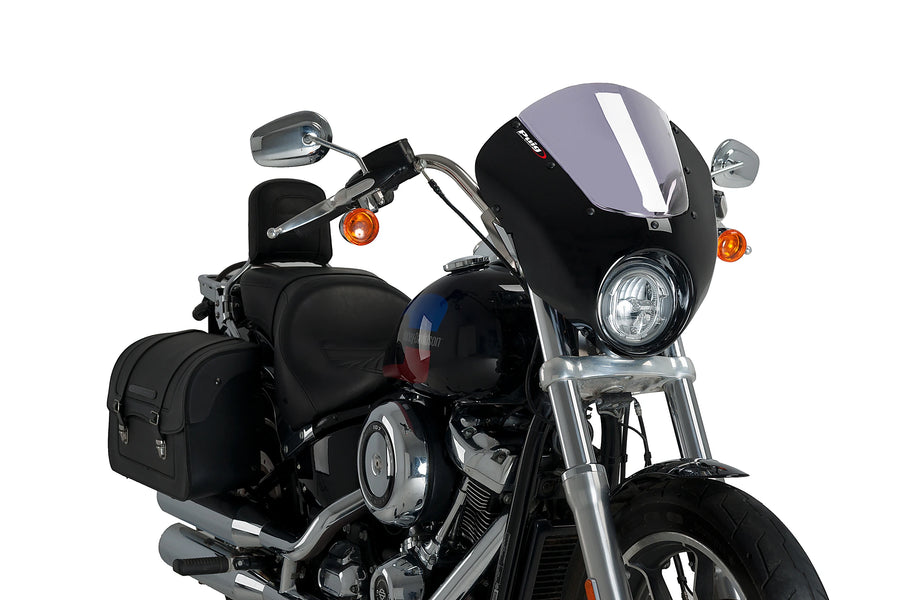 HARLEY-DAVIDSON SOFTAIL LOW RIDER FXLR [2020] - Carénage de lampe Dark Night | Teinté | PUIG21096H