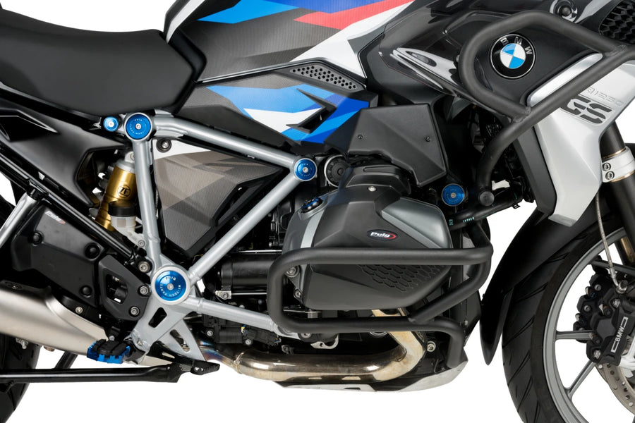 BMW R 1250 GS ADVENTURE [2024] – Caches de châssis en aluminium – argent