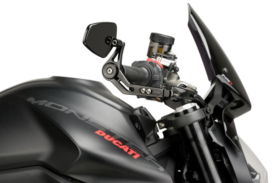 KTM RC 390 [2025] – Brake lever protection with rear view mirror Pro – Black