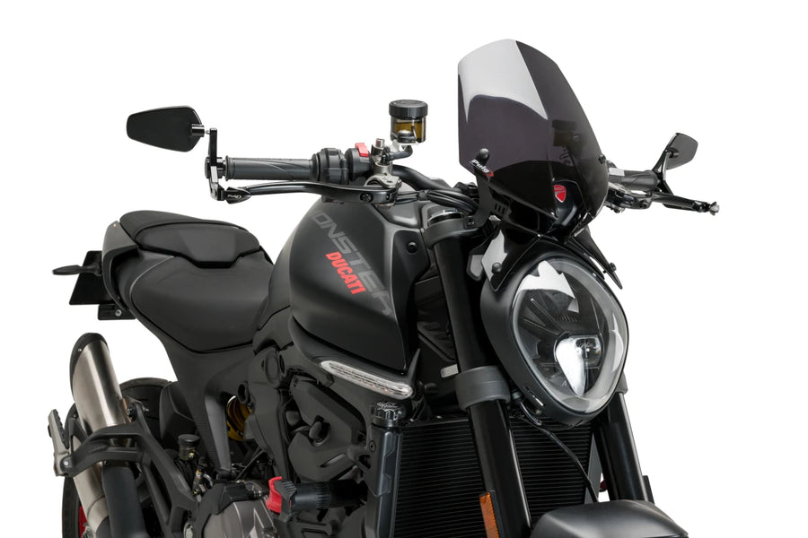 KTM RC 390 [2025] – Bemshebelschutz mit Ruckspiegel Pro – Silber