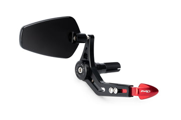 KTM RC 390 [2025] - Brake lever protection with rear view mirror Pro | Red | PUIG 21440R