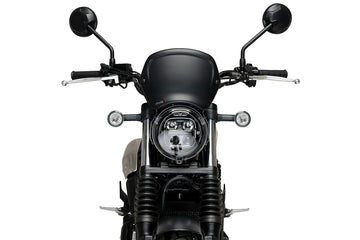 HONDA CL 500 [2025] - PUIG Frontplatte aus ABS | Mattschwarz | PUIG 21635J