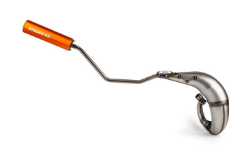 Beta RR Enduro 50 2T - Pot d'échappement Streetrace High Mount CNC orange