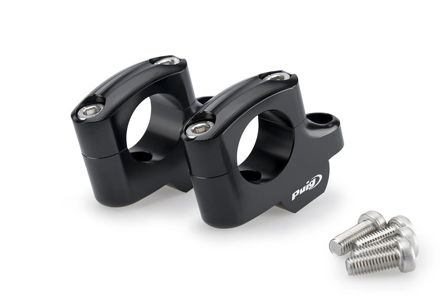 BMW F 900 R [2025] - Rehausses de guidon rétractables PUIG | Noir | PUIG21801N