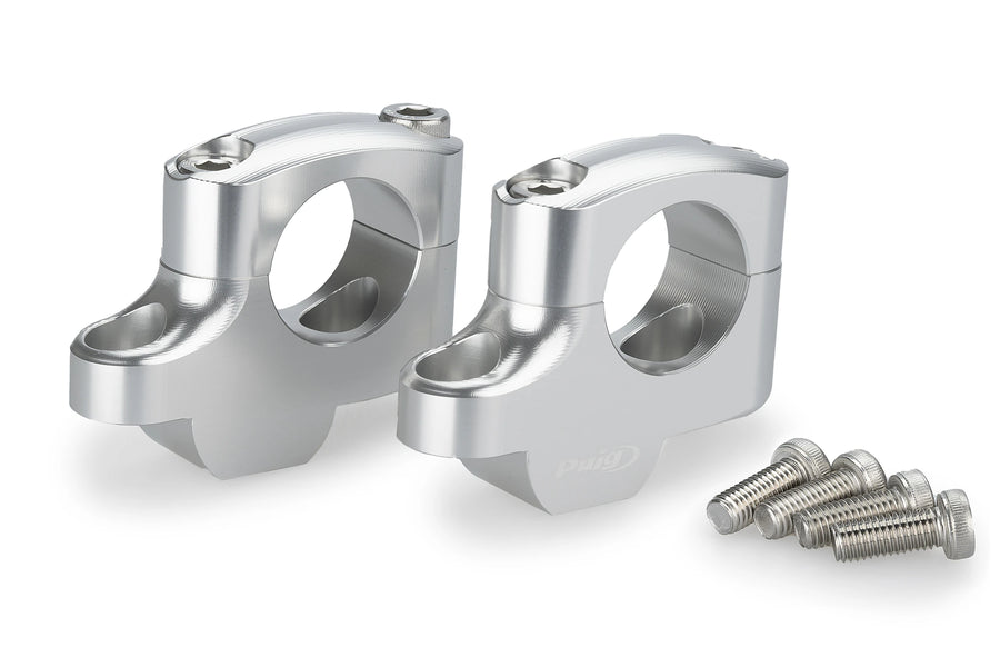 BMW F 900 R [2025] - Rehausses de guidon rétractables PUIG | Argent | PUIG21801P