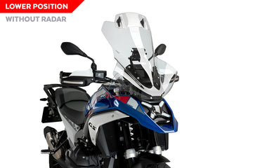 BMW R 1300 GS TROPHY [2025] - Bulle Touring Plus avec bulle spoiler | Effacer | PUIG21841W