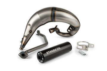 Beta RR Enduro 50 2T - Pot d'échappement Streetrace High Mount CNC noir