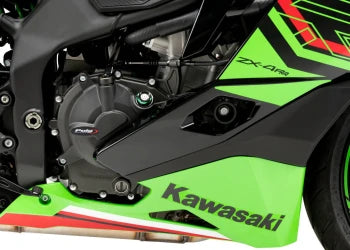 KAWASAKI ZX-4RR NINJA [2025] – Adaptateur repose-pieds en caoutchouc “Rider” – Noir