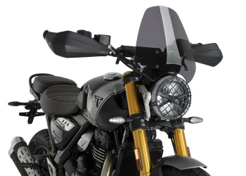TRIUMPH SCRAMBLER 400X [2025] – Retro-Verkleidungscheibe – Transparent