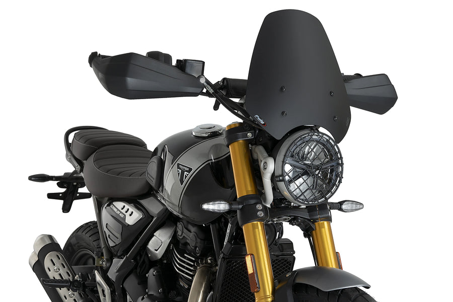 TRIUMPH SPEED 400 [2025] - PUIG New Generation Sport Windschild | Mattschwarz | PUIG 21933J