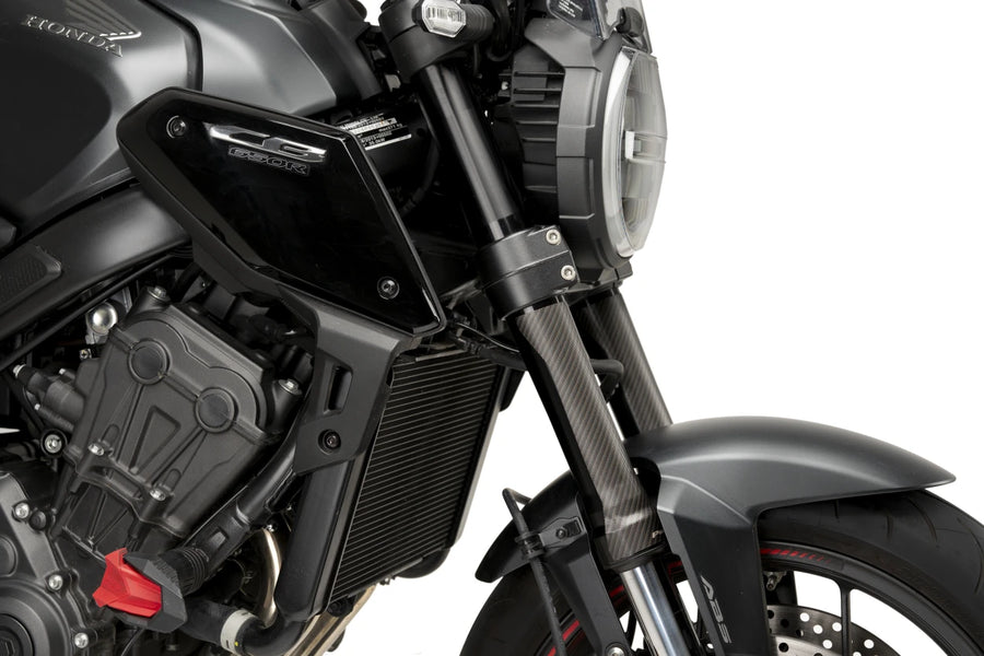 KTM RC 390 [2025] – Autocollant kit protection fourche – Look carbone