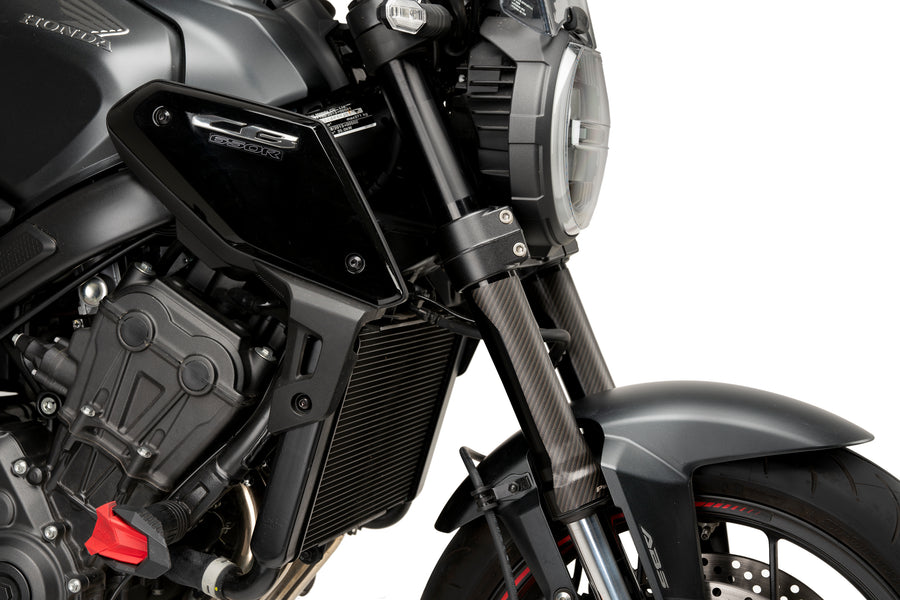 KTM RC 390 [2025] – Autocollant kit protection fourche – Look carbone
