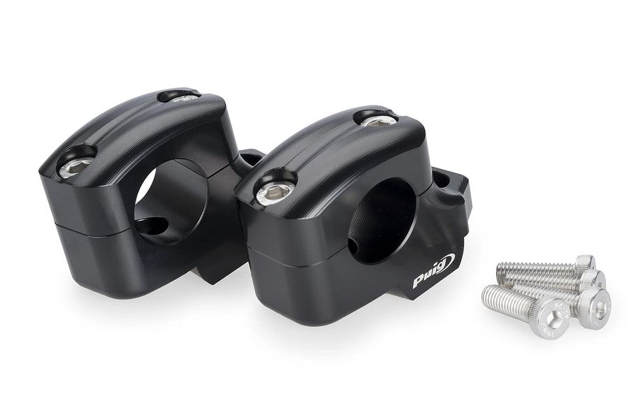 YAMAHA MT-09 Y-AMT [2024] - Rehausseurs de guidon rétractables | Noir | PUIG22101N