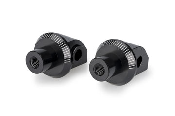 TRIUMPH SPEED 400 [2025] – Adapter Beifahrer Fußrasten- Gummipad – Schwarz - 0