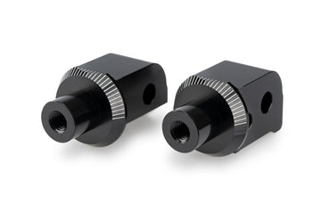 APRILIA TUONO 457 [2025] – Adaptateur repose-pieds passager en caoutchouc – noir