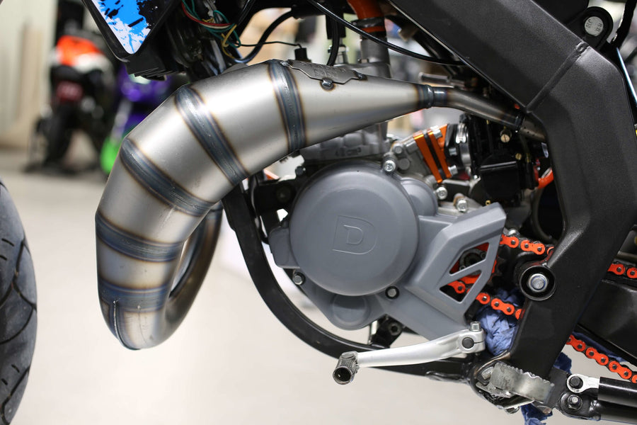 Aprilia RX 50 2T D50B1 [2006–] - Exhaust 70cc orange black