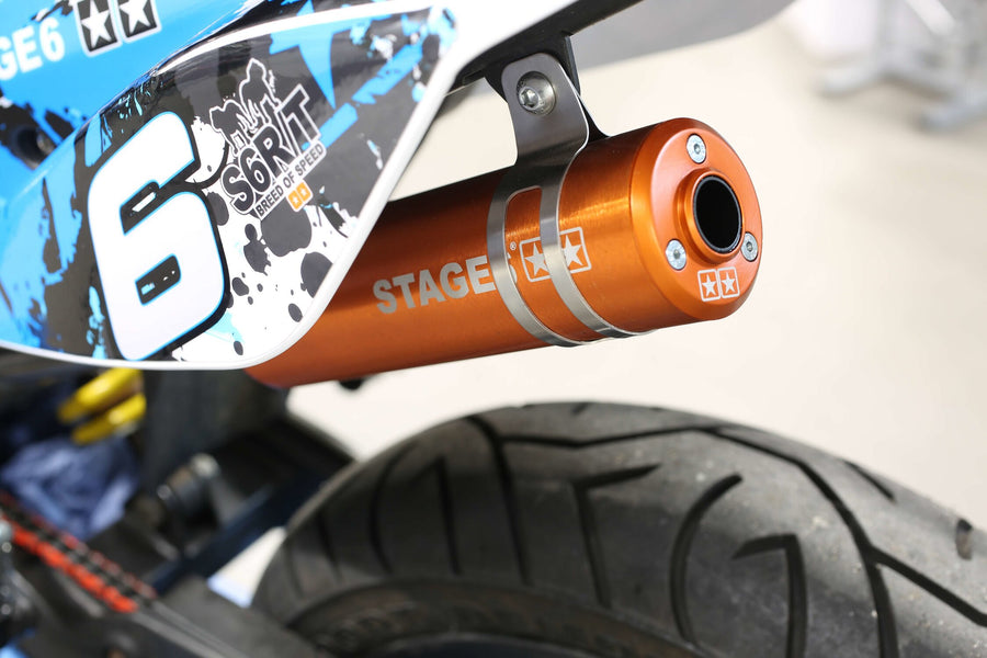 Aprilia RX 50 2T D50B1 [2006–] - Exhaust 70cc CNC orange