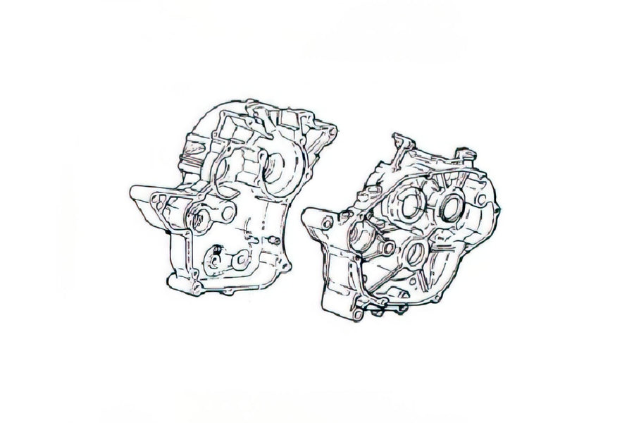 Beta RR SM 50 2T - engine housing original spare part