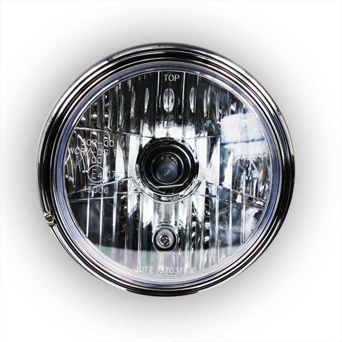 Norton Commando V4CR [alle Baujahre] – LTD-Style Scheinwerfer H4, 7 Zoll, Klarglas