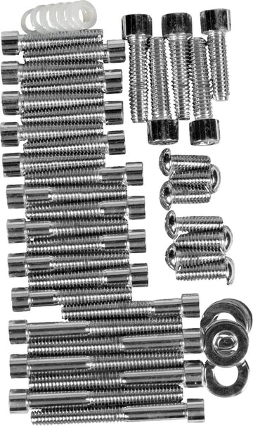 harley-davidson low rider s [DRAG SPECIALTIES] - Set of screws for camshaft/primary/transmission cover