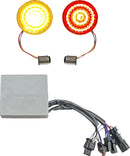 Harley-Davidson Street Bob [CUSTOM DYNAMICS] – Inserts de clignotants à puce LED SMART-1