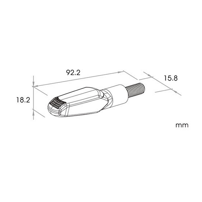 Kawasaki Z 900 – Jet Lauflicht-LED-Blinkerpaar
