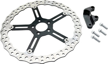 Harley Davidson FXRS [ARLEN NESS] - Kit de rotor flottant dentelé pour gros freins de 15 pouces