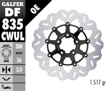 Harley-Davidson XL 1200 C Sportster Custom [2020] - Bremsscheiben – Oberfläche: Schwarz, Silber – Bild 2