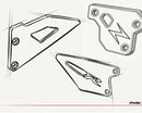 KAWASAKI Z 900 SE [2025] – Plaques de talon – Noir-7