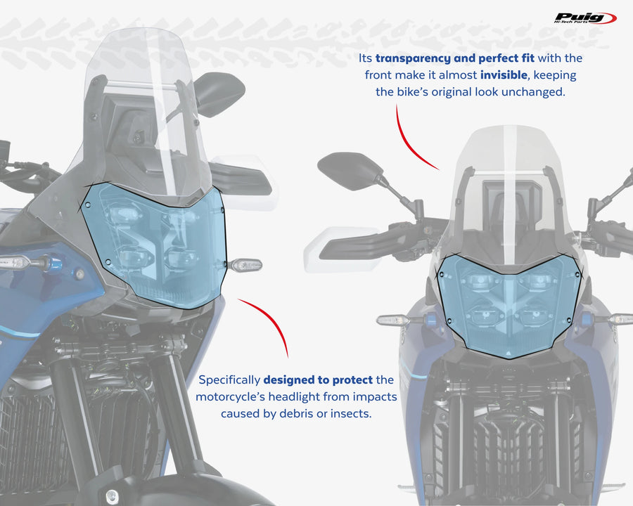 YAMAHA TENERE 700 EXPLORE EDITION [2025] – Scheinwerferschutz – Transparent