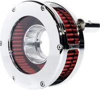Harley-Davidson FXST 1584 Softail Standard [2008-2011] - BA Luftfilterkit – Oberfläche: Verchromt, Rot – Bild 6