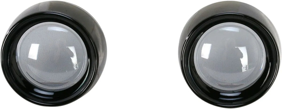 Harley-Davidson Sportster S [KURYAKYN] – Tiefgezogene Zierringe mit Glas für Bullet-Blinker