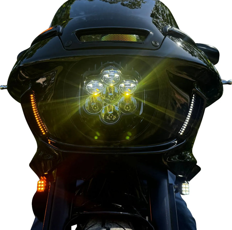 harley-davidson low rider [CUSTOM DYNAMICS] – insert pour ventilation du carénage